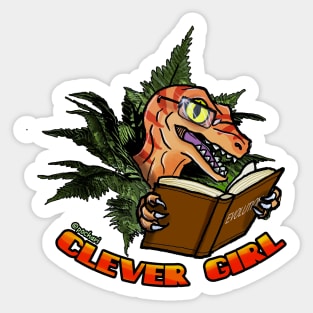 Clever Girl Sticker